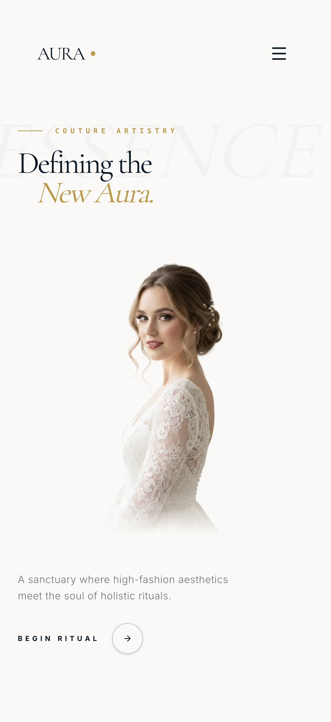 Aura Rituals Mobile View