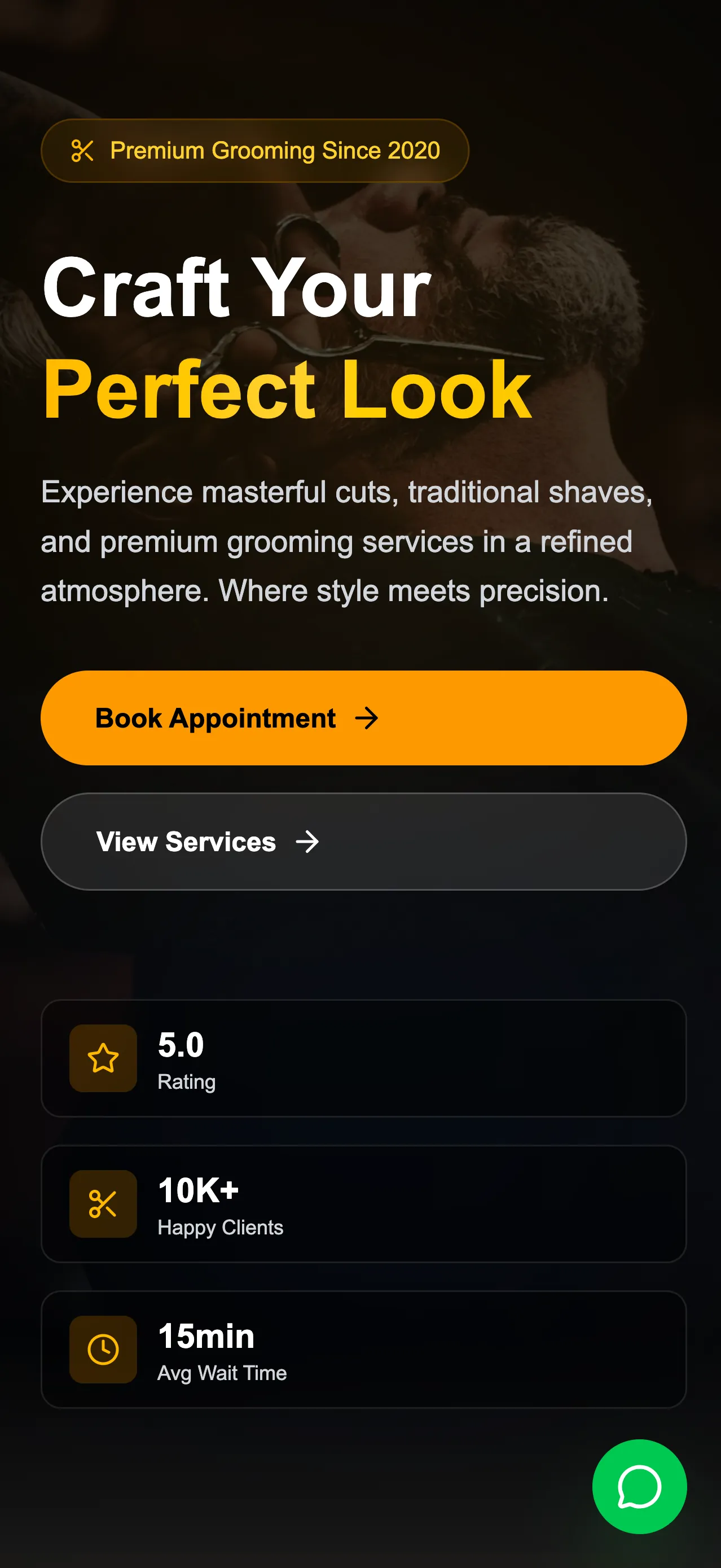 The Trim Studio Mobile View